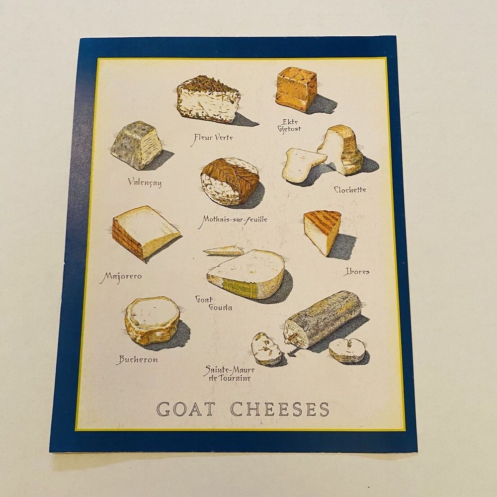 Cooks Illustrated Frameable Kitchen Art Back Cover Only J Burgoyne Goat Cheeses